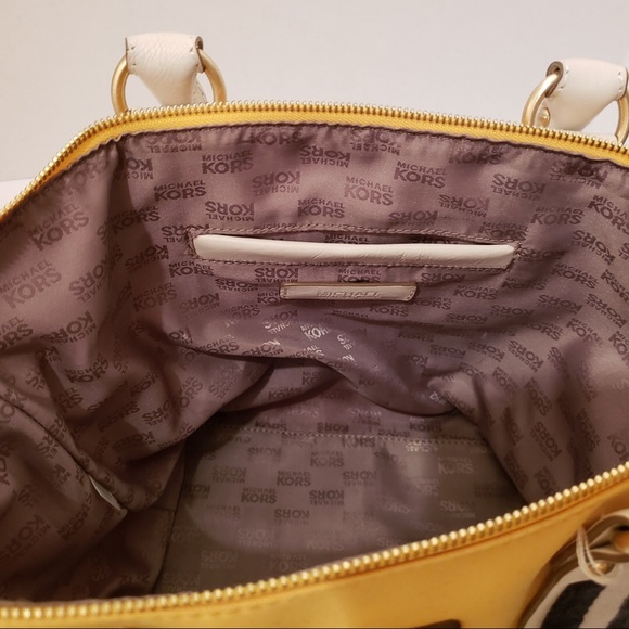 Vintage Michael Kors Nautical Stripe Canvas Bag - Picture 7 of 7